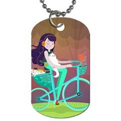 Bikeride Dog Tag (two Sides)