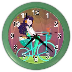 Bikeride Color Wall Clocks by Mjdaluz