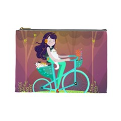 Bikeride Cosmetic Bag (large)  by Mjdaluz