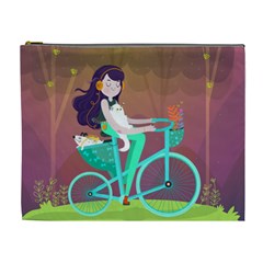 Bikeride Cosmetic Bag (xl) by Mjdaluz