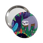 Sloth in nature 2.25  Handbag Mirrors Front