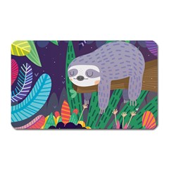 Sloth In Nature Magnet (rectangular) by Mjdaluz