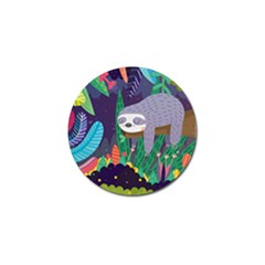 Sloth In Nature Golf Ball Marker (10 Pack) by Mjdaluz