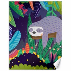 Sloth In Nature Canvas 18  X 24   by Mjdaluz