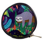 Sloth in nature Mini Makeup Bags Front