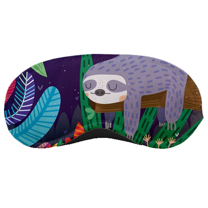 Sloth in nature Sleeping Masks