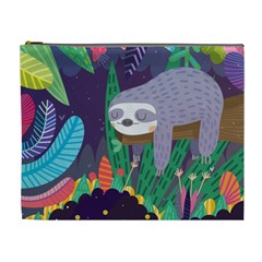 Sloth In Nature Cosmetic Bag (xl)