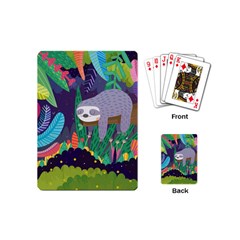 Sloth In Nature Playing Cards (mini) 