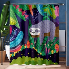 Sloth In Nature Shower Curtain 60  X 72  (medium) 