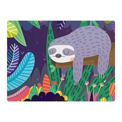 Sloth In Nature Double Sided Flano Blanket (mini)  by Mjdaluz