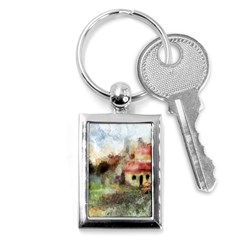 Old Spanish Village Key Chains (rectangle)  by digitaldivadesigns