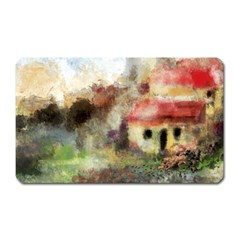 Old Spanish Village Magnet (rectangular) by digitaldivadesigns