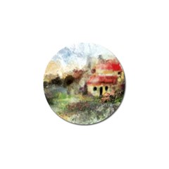 Old Spanish Village Golf Ball Marker by digitaldivadesigns