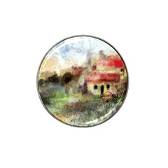 Old Spanish Village Hat Clip Ball Marker by digitaldivadesigns