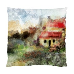 Old Spanish Village Standard Cushion Case (two Sides) by digitaldivadesigns