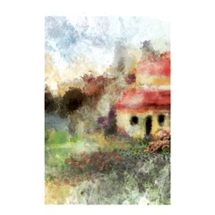 Old Spanish Village Shower Curtain 48  X 72  (small)  by digitaldivadesigns