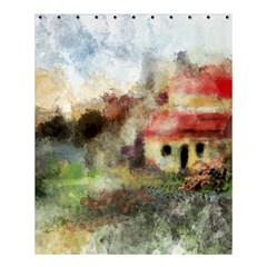 Old Spanish Village Shower Curtain 60  X 72  (medium)  by digitaldivadesigns