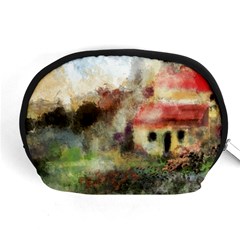 Old Spanish Village Accessory Pouches (medium)  by digitaldivadesigns