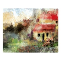 Old Spanish Village Double Sided Flano Blanket (large)  by digitaldivadesigns