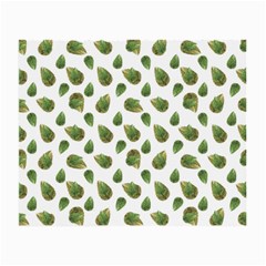 Leaves Motif Nature Pattern Small Glasses Cloth (2-side) by dflcprints