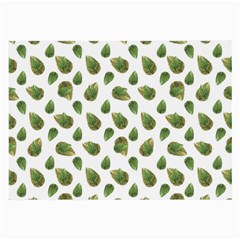 Leaves Motif Nature Pattern Large Glasses Cloth by dflcprints