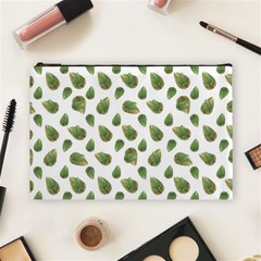 Leaves Motif Nature Pattern Cosmetic Bag (large)  by dflcprints