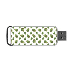 Leaves Motif Nature Pattern Portable Usb Flash (one Side)