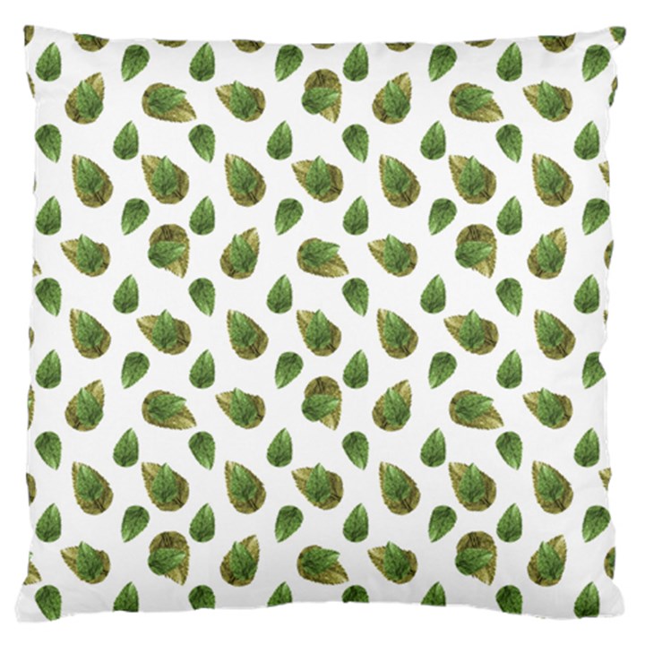 Leaves Motif Nature Pattern Standard Flano Cushion Case (One Side)