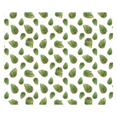 Leaves Motif Nature Pattern Double Sided Flano Blanket (small)  by dflcprints