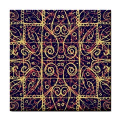 Tribal Ornate Pattern Tile Coasters by dflcprints