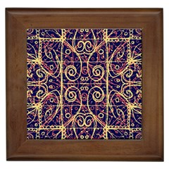 Tribal Ornate Pattern Framed Tiles by dflcprints