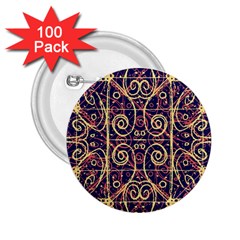 Tribal Ornate Pattern 2 25  Buttons (100 Pack)  by dflcprints