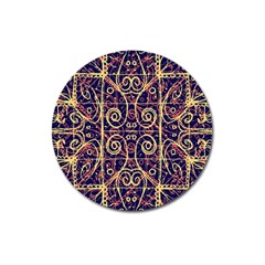 Tribal Ornate Pattern Magnet 3  (round) by dflcprints