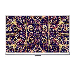 Tribal Ornate Pattern Business Card Holders by dflcprints