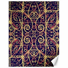 Tribal Ornate Pattern Canvas 12  X 16   by dflcprints