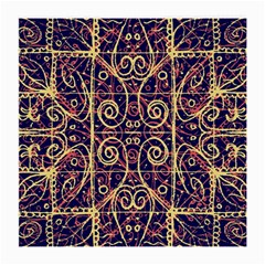 Tribal Ornate Pattern Medium Glasses Cloth (2-side) by dflcprints