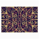 Tribal Ornate Pattern Large Glasses Cloth Front