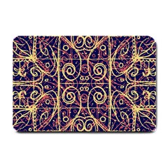 Tribal Ornate Pattern Small Doormat  by dflcprints