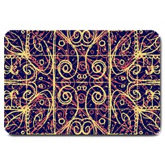 Tribal Ornate Pattern Large Doormat  by dflcprints