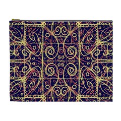 Tribal Ornate Pattern Cosmetic Bag (xl) by dflcprints