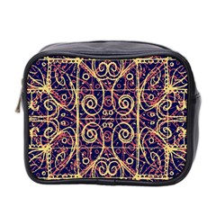 Tribal Ornate Pattern Mini Toiletries Bag 2-side by dflcprints