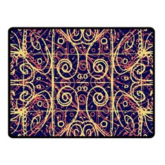 Tribal Ornate Pattern Fleece Blanket (small) by dflcprints