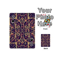 Tribal Ornate Pattern Playing Cards 54 (mini)  by dflcprints