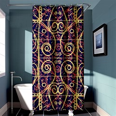 Tribal Ornate Pattern Shower Curtain 36  X 72  (stall)  by dflcprints