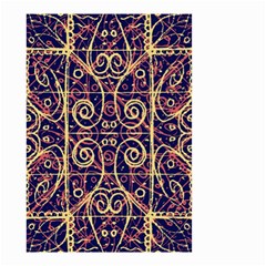 Tribal Ornate Pattern Small Garden Flag (two Sides) by dflcprints