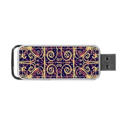 Tribal Ornate Pattern Portable Usb Flash (two Sides) by dflcprints