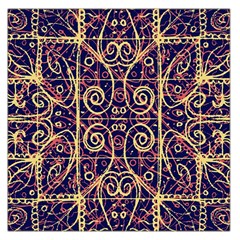 Tribal Ornate Pattern Large Satin Scarf (square) by dflcprints