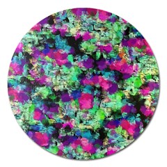 Blended Texture              Magnet 5  (round) by LalyLauraFLM