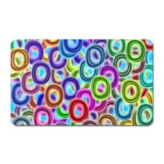 Colorful Ovals              Magnet (rectangular) by LalyLauraFLM