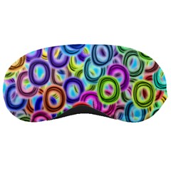 Colorful Ovals              Sleeping Mask by LalyLauraFLM